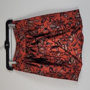 Anthropologie Eva Franco bubble skirt beautiful fall colors